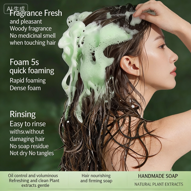 Herbal Shampoo Bar – Natural Plant Extract Hair Care