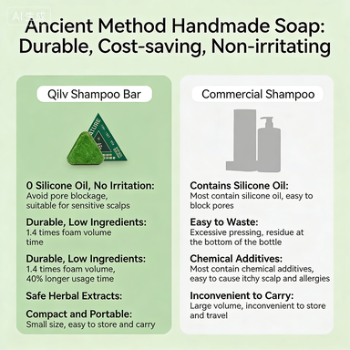 Herbal Shampoo Bar – Natural Plant Extract Hair Care
