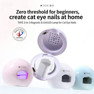 TAYE Cat Eye UV Nail Lamp | 10s Quick Dry | Lens Vibe Technology