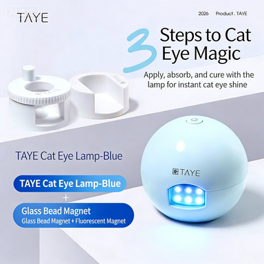 TAYE Cat Eye UV Nail Lamp | 10s Quick Dry | Lens Vibe Technology