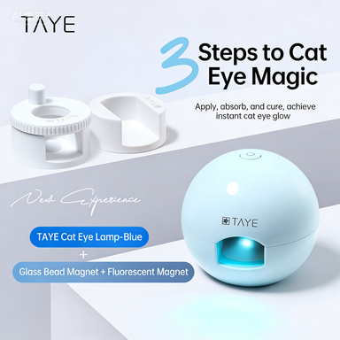 TAYE Cat Eye UV Nail Lamp | 10s Quick Dry | Lens Vibe Technology